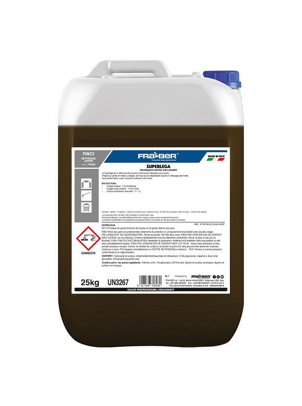 Nettoyant jantes | portique et hp | super lega | 25 kg Nettoyant jantes | portique et hp | super lega | 25 kg