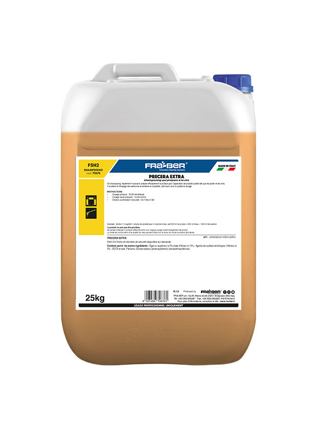 Shampooing | portique ou brosse | precera extra | 25kg Shampooing | portique ou brosse | precera extra | 25kg
