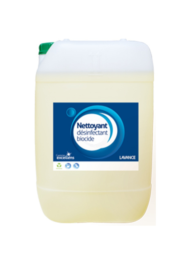 Nettoyant désinfectant biocide 28 kg Nettoyant désinfectant biocide 28 kg