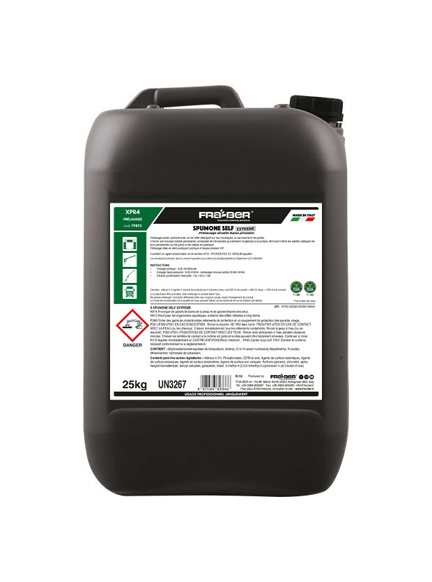 Prélavage | hp | spumone self extreme | 25 kg Prélavage | hp | spumone self extreme | 25 kg