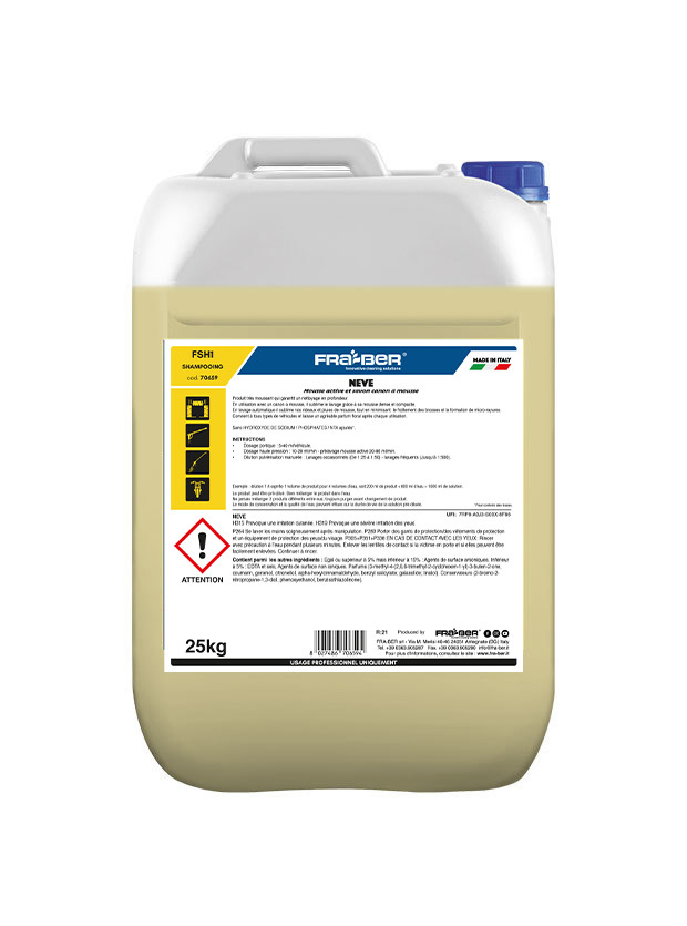 Mousse active et savon | portique et hp | neve | 25 kg Mousse active et savon | portique et hp | neve | 25 kg