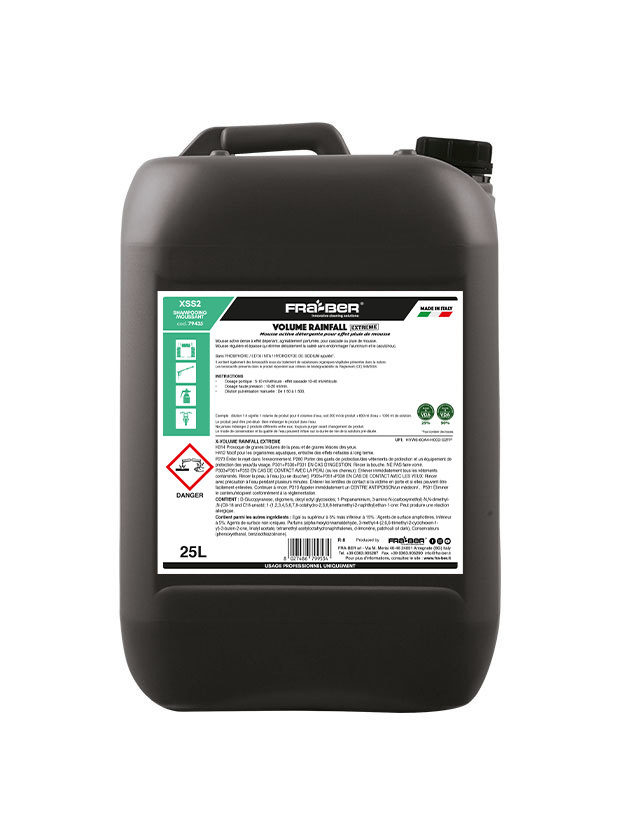Shampooing et mousse active | x-volume rainfall | 25 kg Shampooing et mousse active | x-volume rainfall | 25 kg