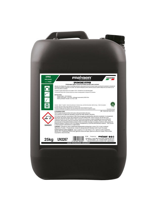 Prélavage | portique et hp | spumone hyper | 25 kg Prélavage | portique et hp | spumone hyper | 25 kg