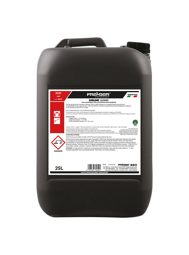 Cire | portique et hp | x-sublime | 25 kg Cire | portique et hp | x-sublime | 25 kg