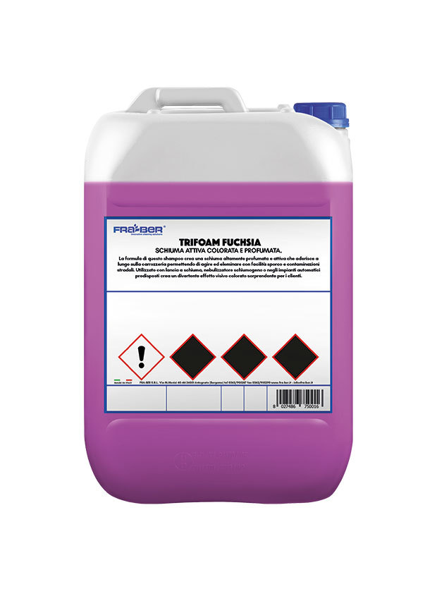 Shampooing et mousse active | trifoam fuschia | 25 kg Shampooing et mousse active | trifoam fuschia | 25 kg