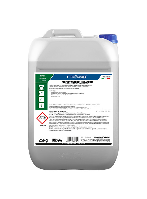 Prélavage et shampoing | portique et hp | perfectwash 2x1 megafoam | 25 kg Prélavage et shampoing | portique et hp | perfectwash 2x1 megafoam | 25 kg