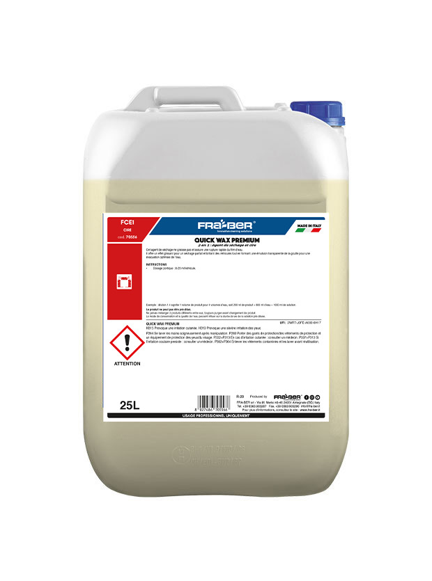 Cire et agent de séchage | portique et hp | quick wax premium | 25kg Cire et agent de séchage | portique et hp | quick wax premium | 25kg