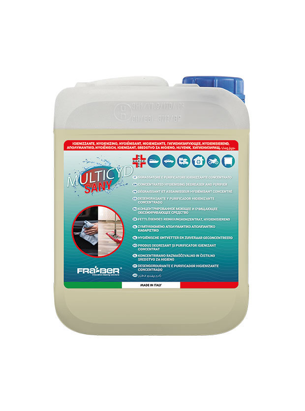 Désinfectant habitacle oxygene actif | multycid sany | 5 kg Désinfectant habitacle oxygene actif | multycid sany | 5 kg